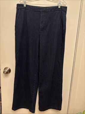 Reitmans Dark Navy Wide Leg Jeans